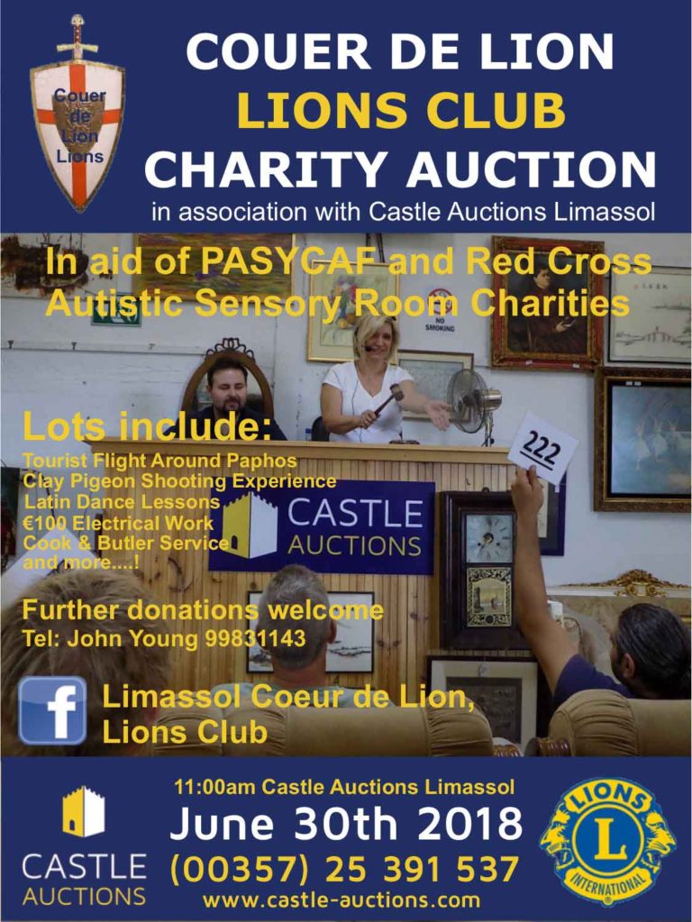 Limassol Couer De Lion Charity Auction