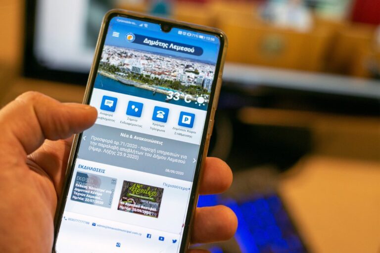 Limassol municipality launches mobile app for all local services