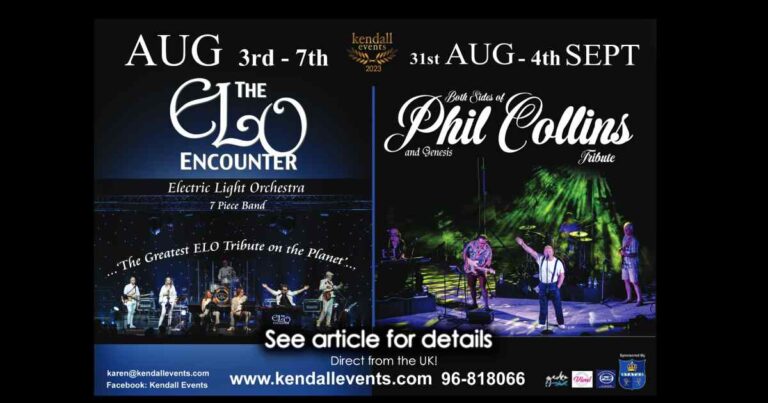 Prepare Yourselves For Two Electrifying Concerts With Kendall Events! Direct From The UK!