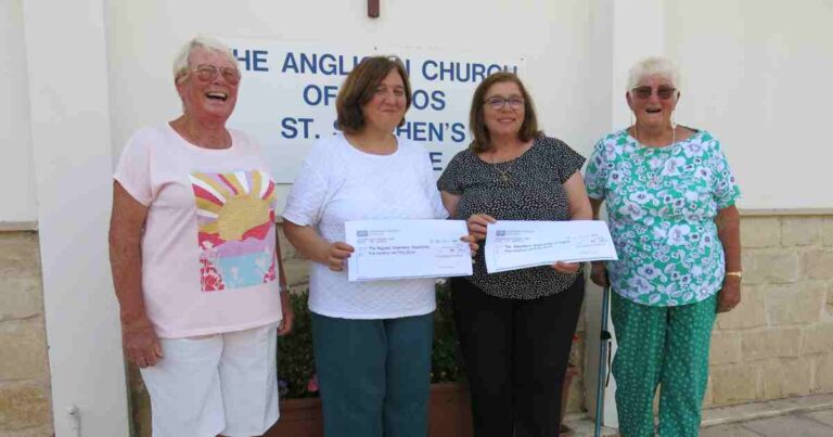 Charitable Donation By The Anglican Church of Paphos