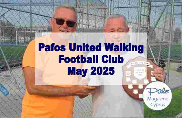 Pafos United Walking Football Club May 2025