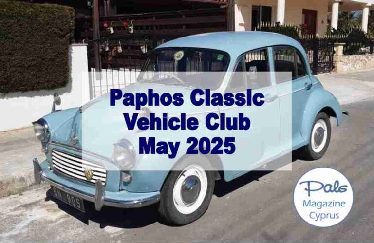Paphos Classic Vehicle Club May 2025