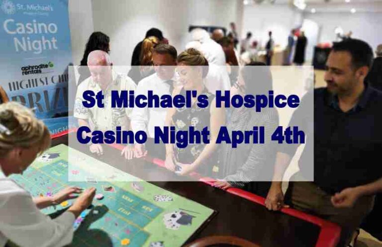 St Michael’s Hospice, Casino Night April 4th