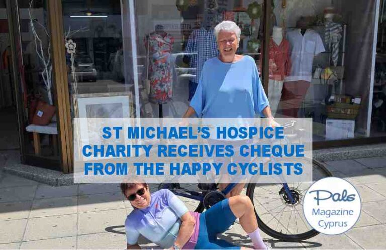 St Michael’s Hospice Charity Receives Cheque from the Happy Cyclists