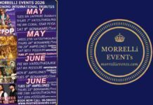 Morrelli Events International Tribute Concerts 2026” Morrelli Events Gives You More”